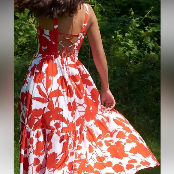 Commense Blooming In Summer Floral Print Cami Long Dress - Picture 2 of 4